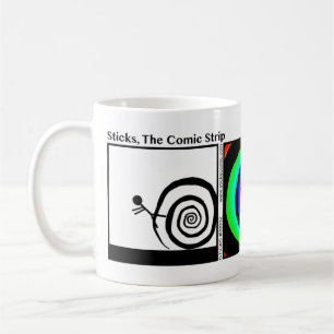 Café Taza porta divertida de Stickman - 032