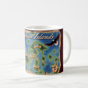 Café Taza postal de las Islas San Juan WA