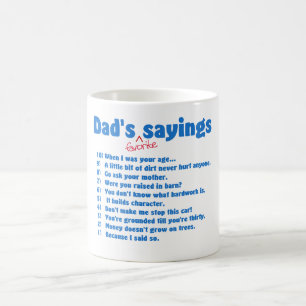 Café Taza preferida de los refranes de los papás