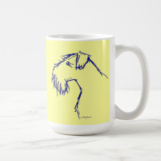 Café Taza presumida de Terrier - amarillo