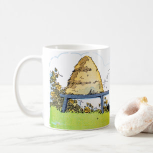 Café Taza promocional de colmena de abeja de miel vinta