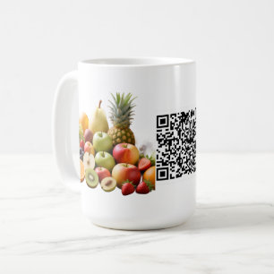 Café Taza Promocional de Negocios con Código de Barras 