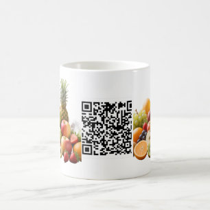 Café Taza Promocional de Negocios con Código de Barras 
