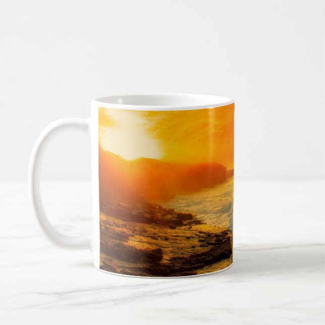 Café taza puesta de sol isla Bell (Izquierda)