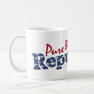 Café Taza pura del republicano de Blooded