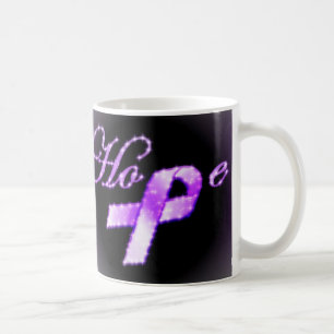 Café Taza púrpura de la conciencia de la cinta de la