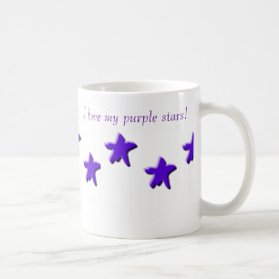Café Taza púrpura de la estrella