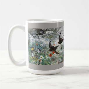 Café Taza rápida de la fauna de la flor del Wildflower