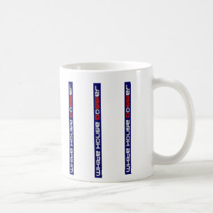 Café Taza rayada del expediente de la Casa Blanca