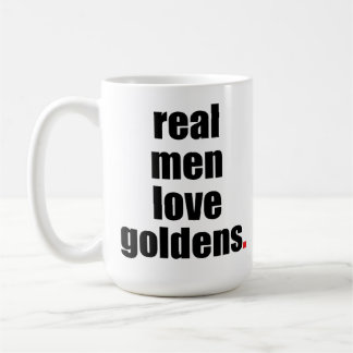 Café Taza real de Goldens del amor de los hombres
