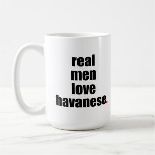 Café Taza real de Havanese del amor de los hombres