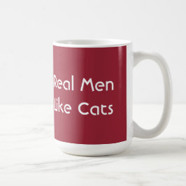 Café Taza real de los hombres de las tarjetas del día