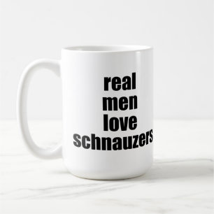 Café Taza real de los Schnauzers del amor de los