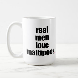 Café Taza real de Maltipoos del amor de los hombres