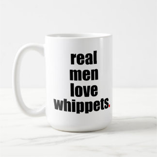 Café Taza real de Whippets del amor de los hombres