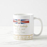Taza real del recuerdo del bebé de la entrega