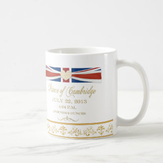 Café Taza real del recuerdo del bebé de la entrega