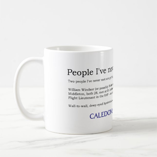 Café Taza real republicana de la boda (Izquierda)