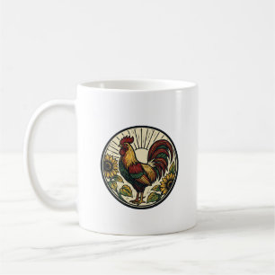 Café Taza Redonda de Arte de Grabado en Madera de Giras