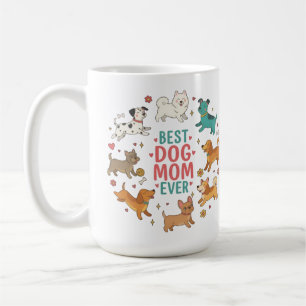 Café Taza Regalo para la Mejor Mamá de Perros