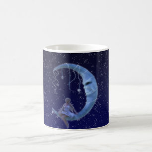 Café Taza relajante de la luna