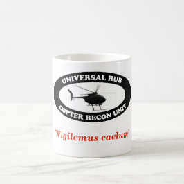 Café Taza renovada de la unidad del helicóptero