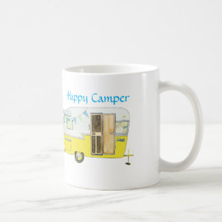 Café Taza retra del remolque de campista