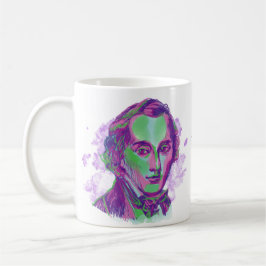 Café Taza retrato de Chopin Aurora