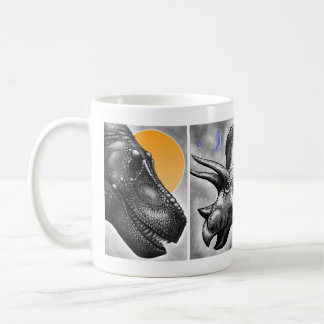 Café Taza Retratos de Dinosaurios