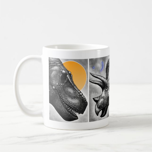Café Taza Retratos de Dinosaurios (Izquierda)