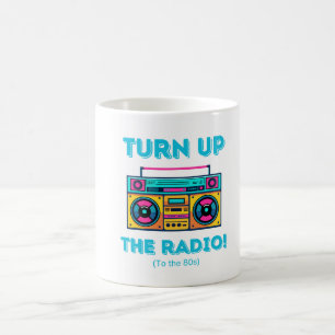 Café taza retro de los 80