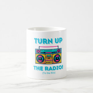 Café taza retro de los 80