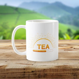 Café Taza Roja de Buen Día para Amantes del Té