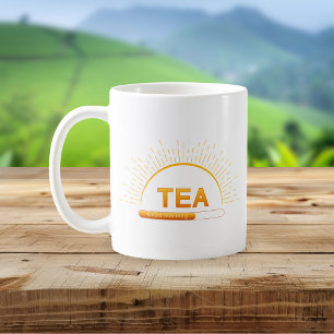 Café Taza Roja de Buen Día para Amantes del Té