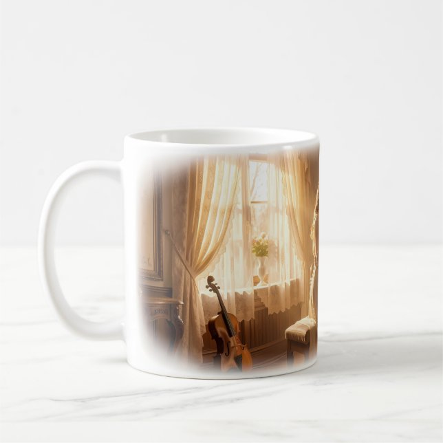 Café Taza Romance Sala de Piano Dorado para Siempre (Izquierda)