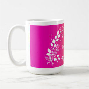Café Taza rosa de 'Es demasiado poco ficticio ahí fuera
