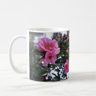 Café Taza rosada de la camelia #2