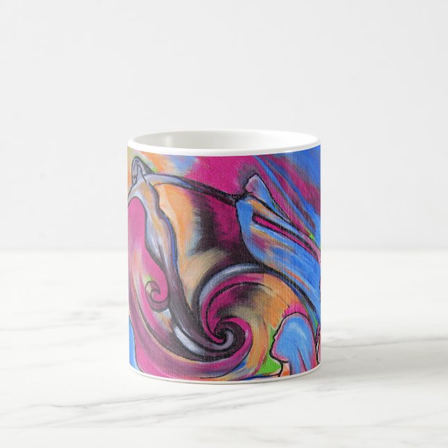 Café Taza rosada de Lovelies de la luna (Centro)