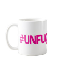 Taza rosada de Unfuqwitable del miedo