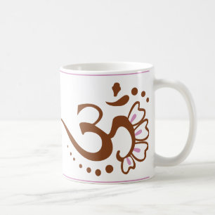 Café Taza rosada doble de OM
