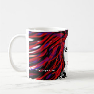 Café Taza salvaje del pelo de Luna