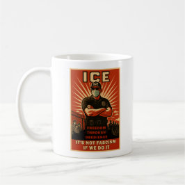 Café Taza satírica de ICE - Taza