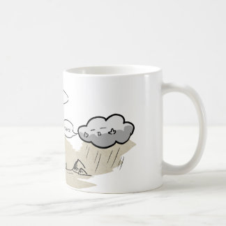 Café Taza seca del humor de la nube