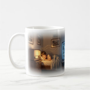 Café Taza Señal de Medianoche para el Niño Durmiente