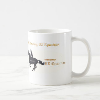 Café Taza Ser-Ecuestre de la obra clásica del logotipo