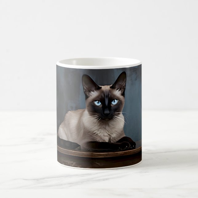 Café Taza Siamés de ojos azules (Centro)