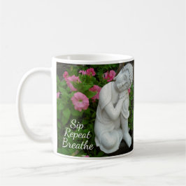 Café Taza Sip Breathe Repeat – Taza de Afirmación Consc