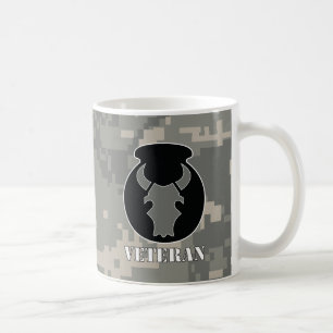 Café taza sometida ACU-mirada del veterano de Red Bull