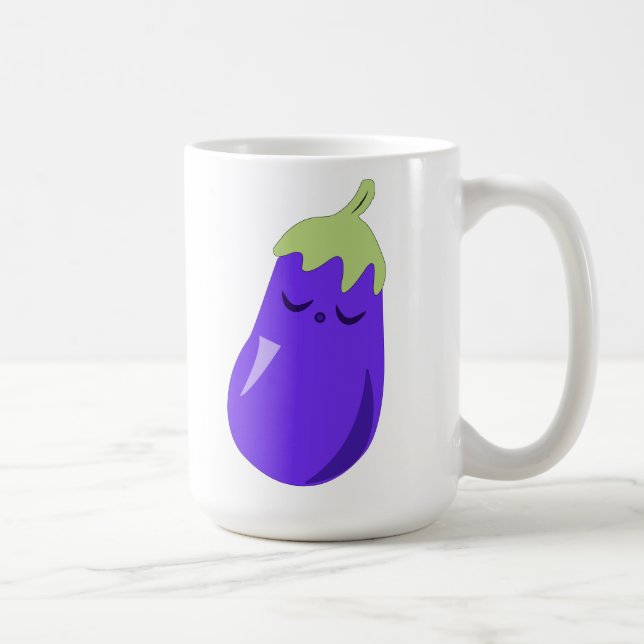 Café Taza soñolienta de la berenjena del bebé (Derecha)