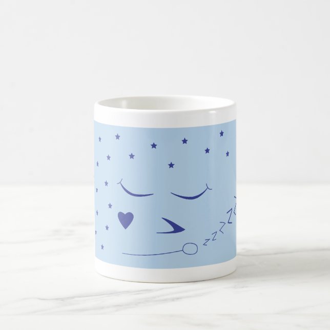 Café Taza soñolienta de la cara (Centro)